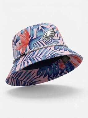 Philadelphia Eagles ’47 Tropical Floral NFL Bucket Hat OSFA - NWT